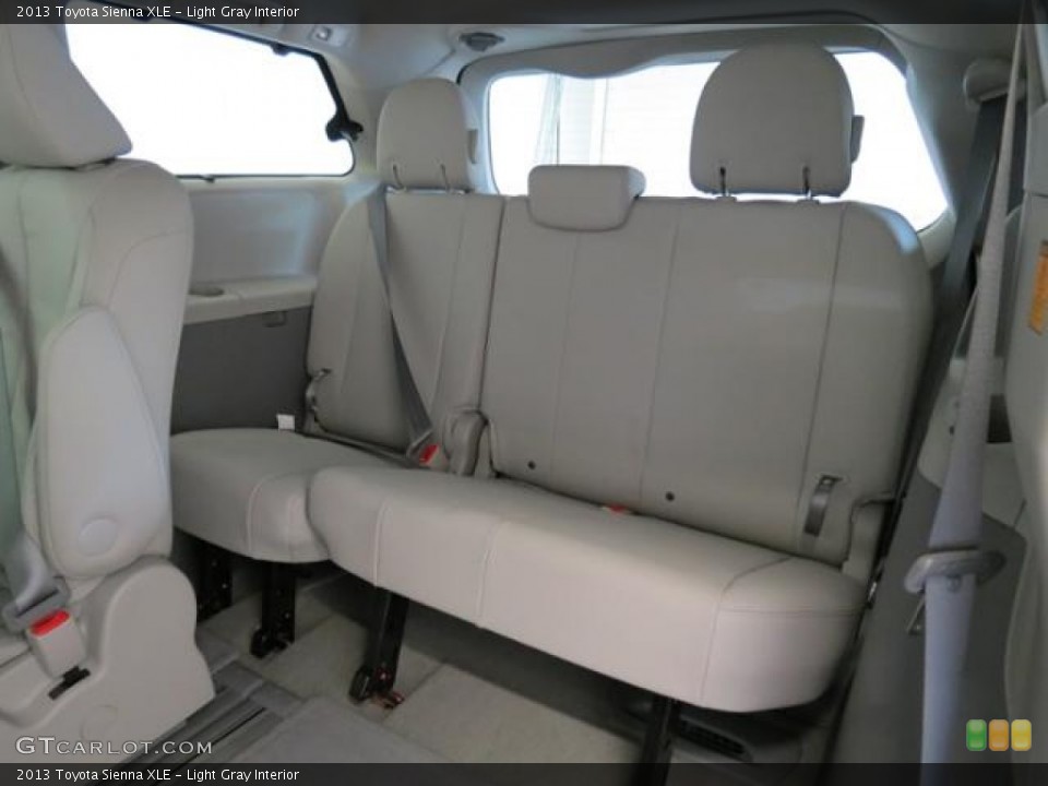 Light Gray Interior Rear Seat for the 2013 Toyota Sienna XLE #81336416