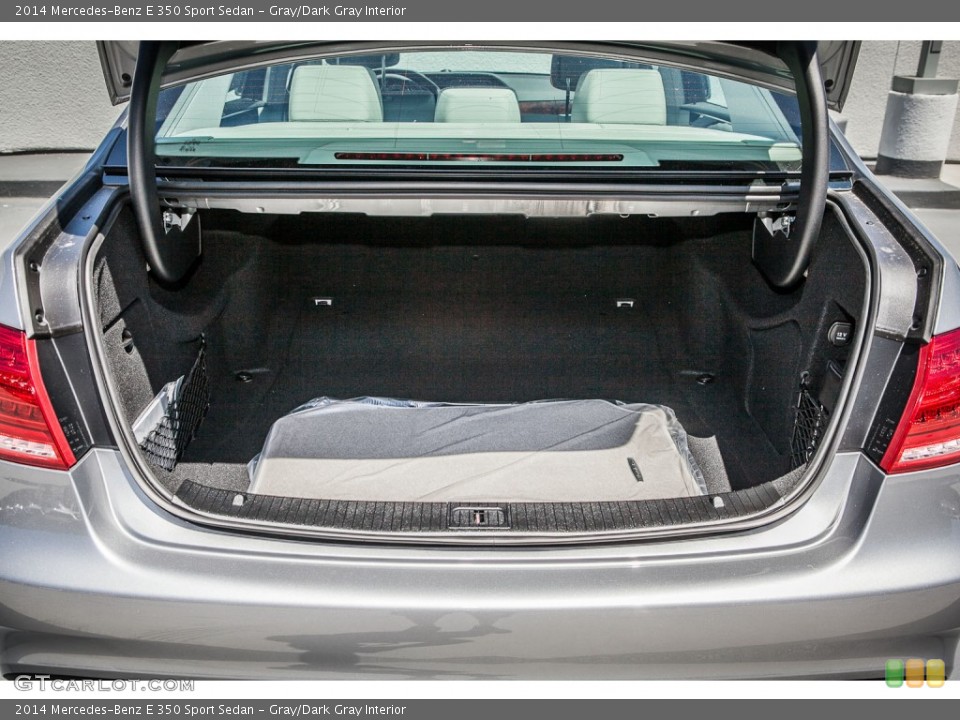 Gray/Dark Gray Interior Trunk for the 2014 Mercedes-Benz E 350 Sport Sedan #81337112