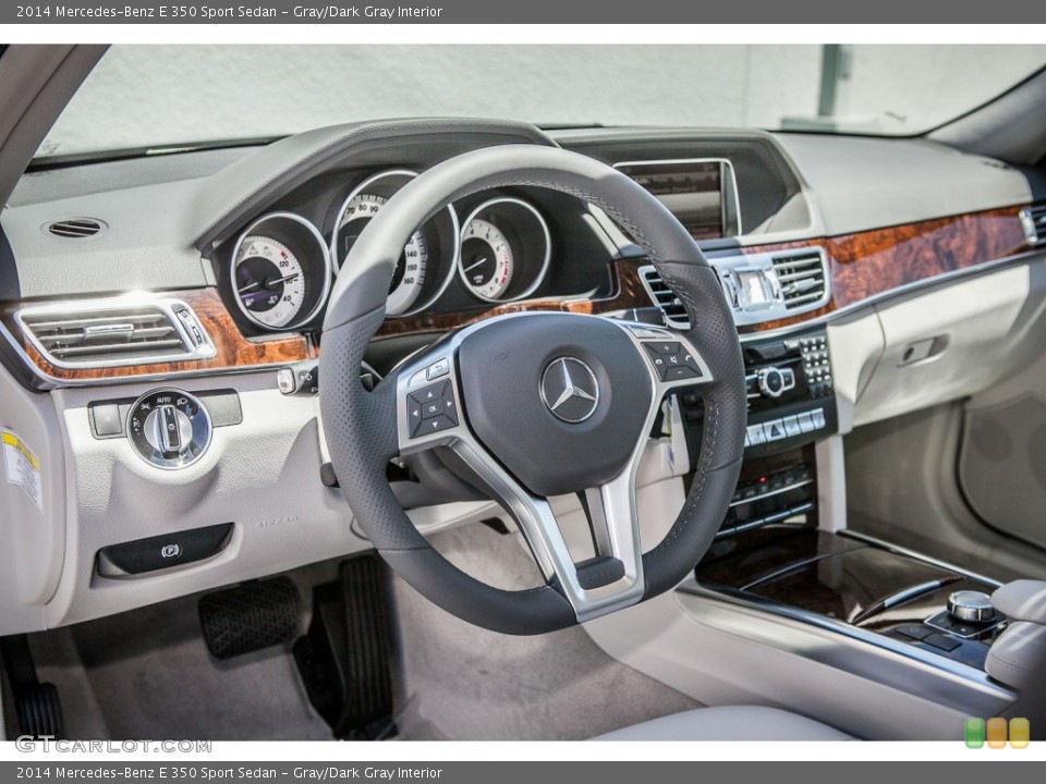 Gray/Dark Gray Interior Dashboard for the 2014 Mercedes-Benz E 350 Sport Sedan #81337152