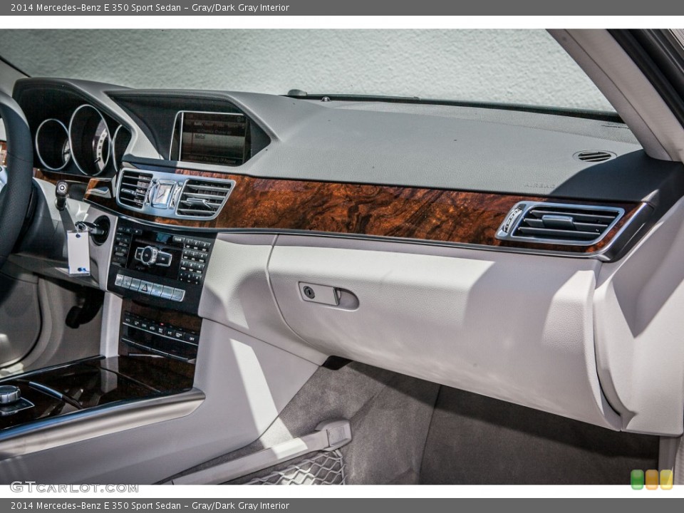 Gray/Dark Gray Interior Dashboard for the 2014 Mercedes-Benz E 350 Sport Sedan #81337250