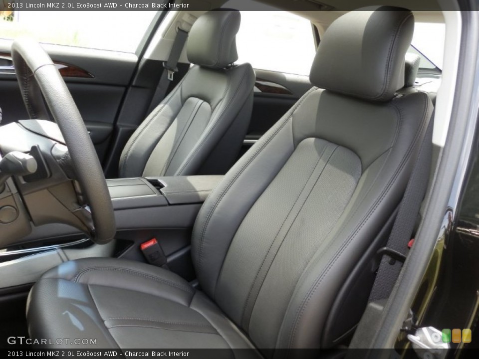Charcoal Black Interior Front Seat for the 2013 Lincoln MKZ 2.0L EcoBoost AWD #81337540