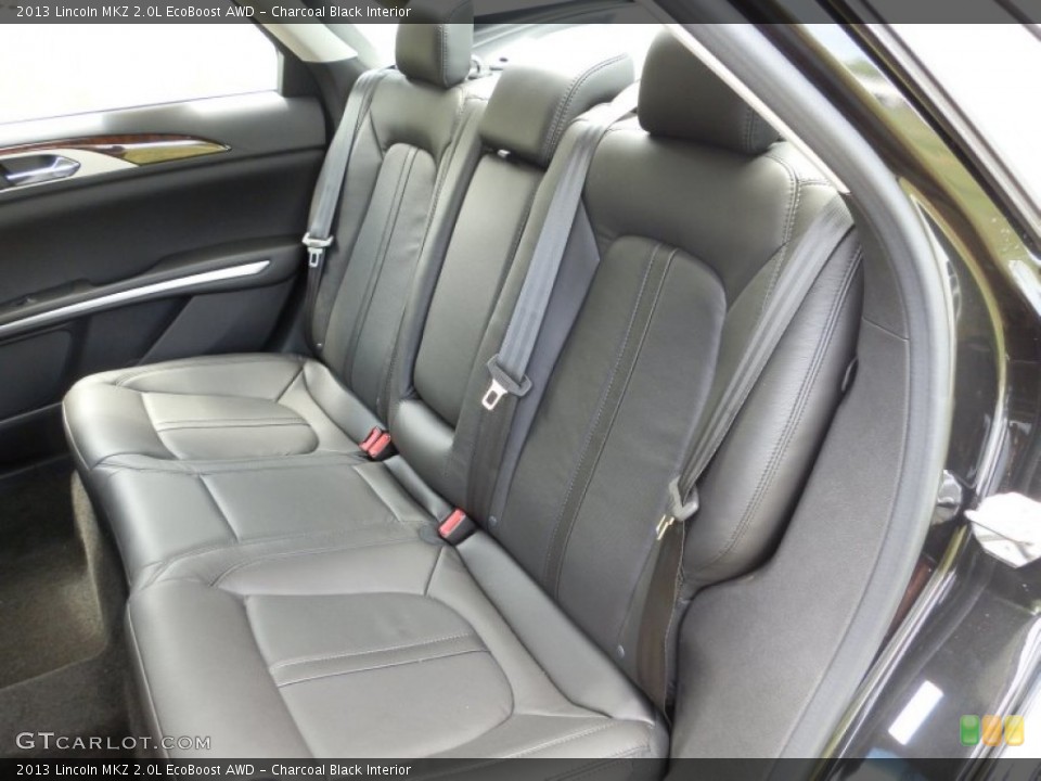 Charcoal Black Interior Rear Seat for the 2013 Lincoln MKZ 2.0L EcoBoost AWD #81337568