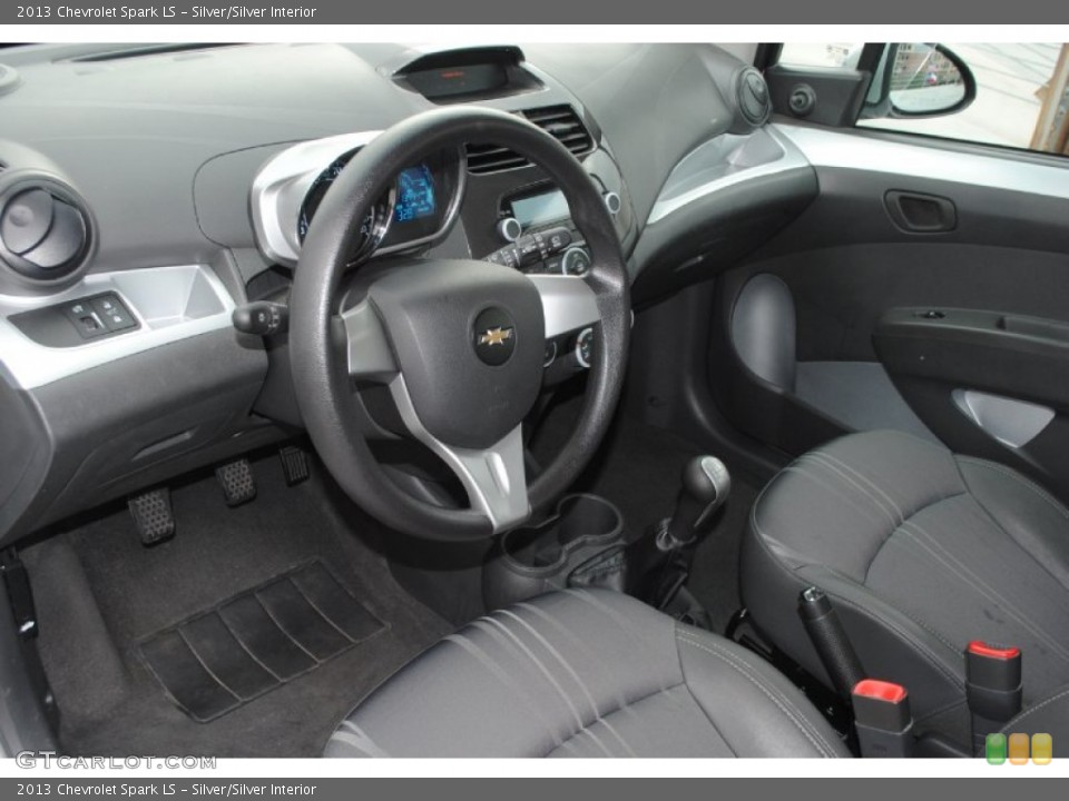 Silver/Silver Interior Prime Interior for the 2013 Chevrolet Spark LS #81338837
