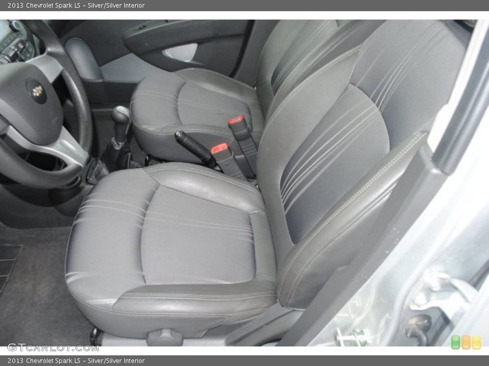Silver/Silver Interior Front Seat for the 2013 Chevrolet Spark LS #81338855