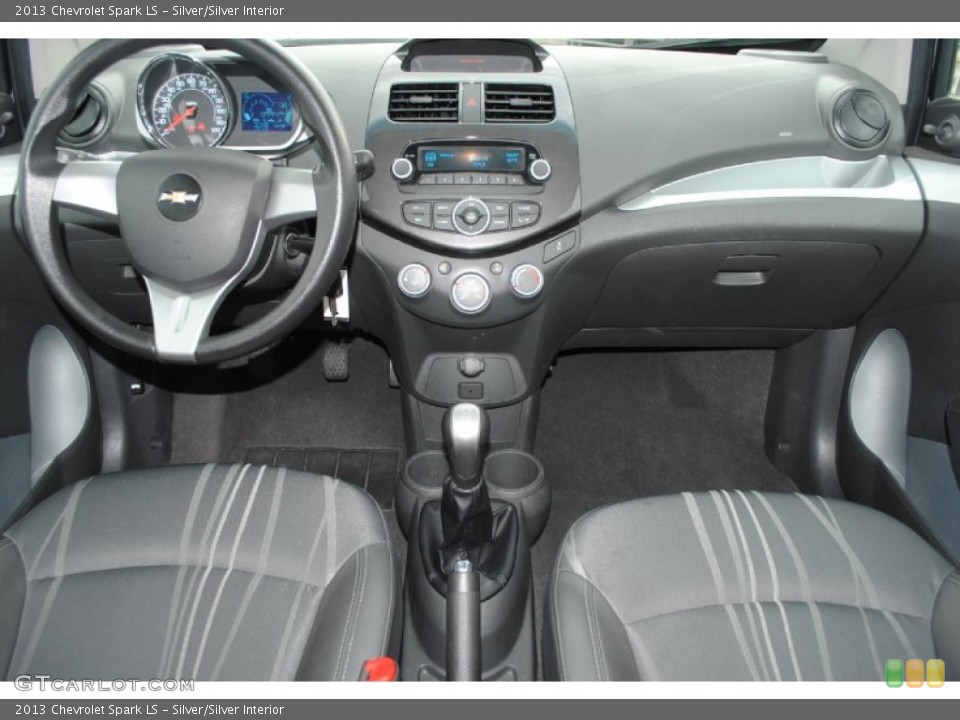 Silver/Silver Interior Dashboard for the 2013 Chevrolet Spark LS #81339082