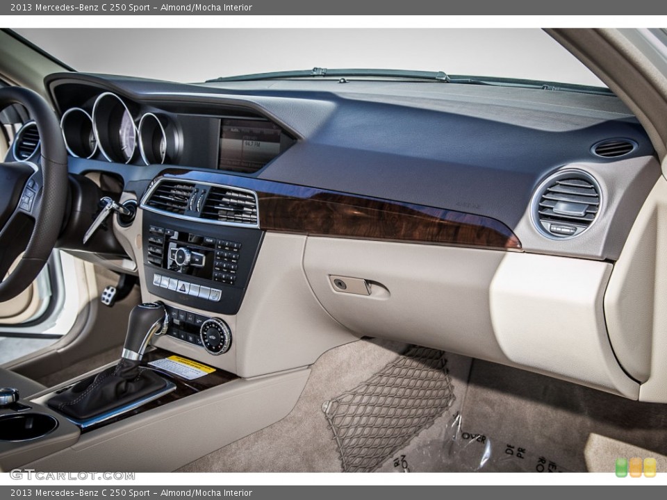 Almond/Mocha Interior Dashboard for the 2013 Mercedes-Benz C 250 Sport #81339365