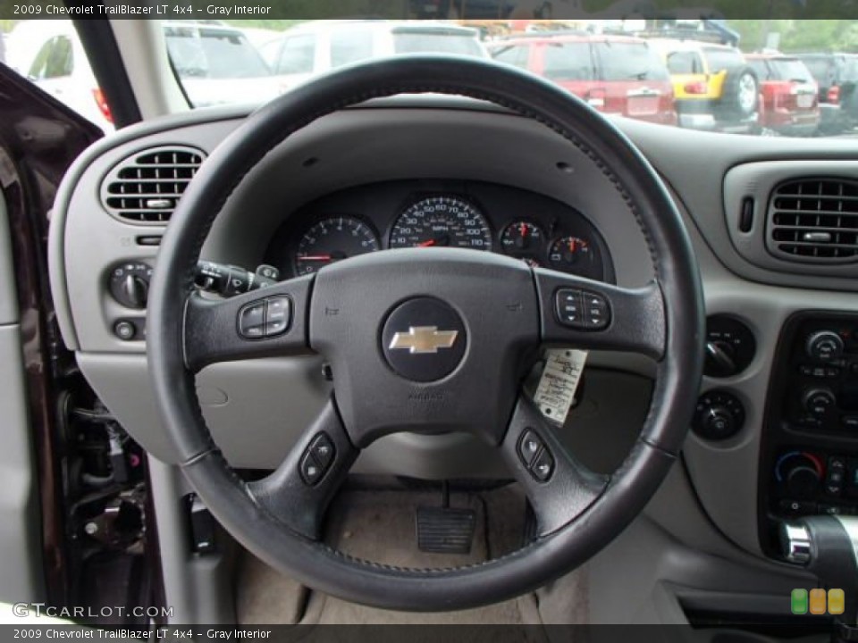 Gray Interior Steering Wheel for the 2009 Chevrolet TrailBlazer LT 4x4 #81339956