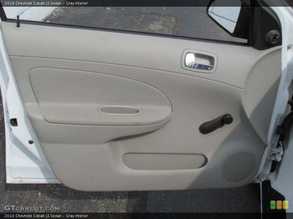 Gray Interior Door Panel for the 2010 Chevrolet Cobalt LS Sedan #81340112