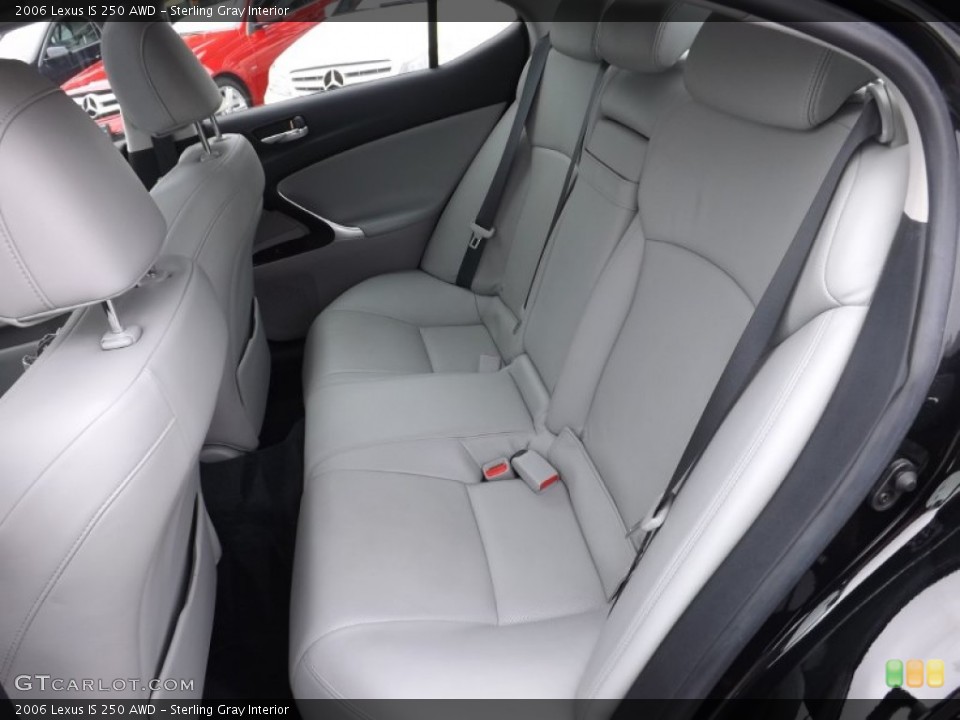 Sterling Gray Interior Rear Seat for the 2006 Lexus IS 250 AWD #81341831