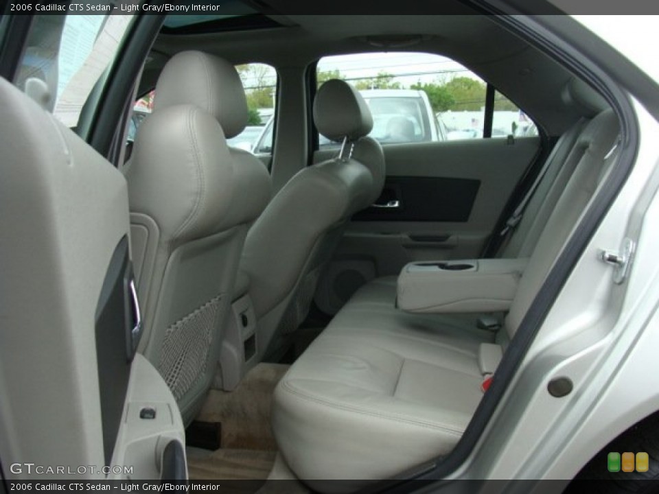 Light Gray/Ebony Interior Rear Seat for the 2006 Cadillac CTS Sedan #81342797