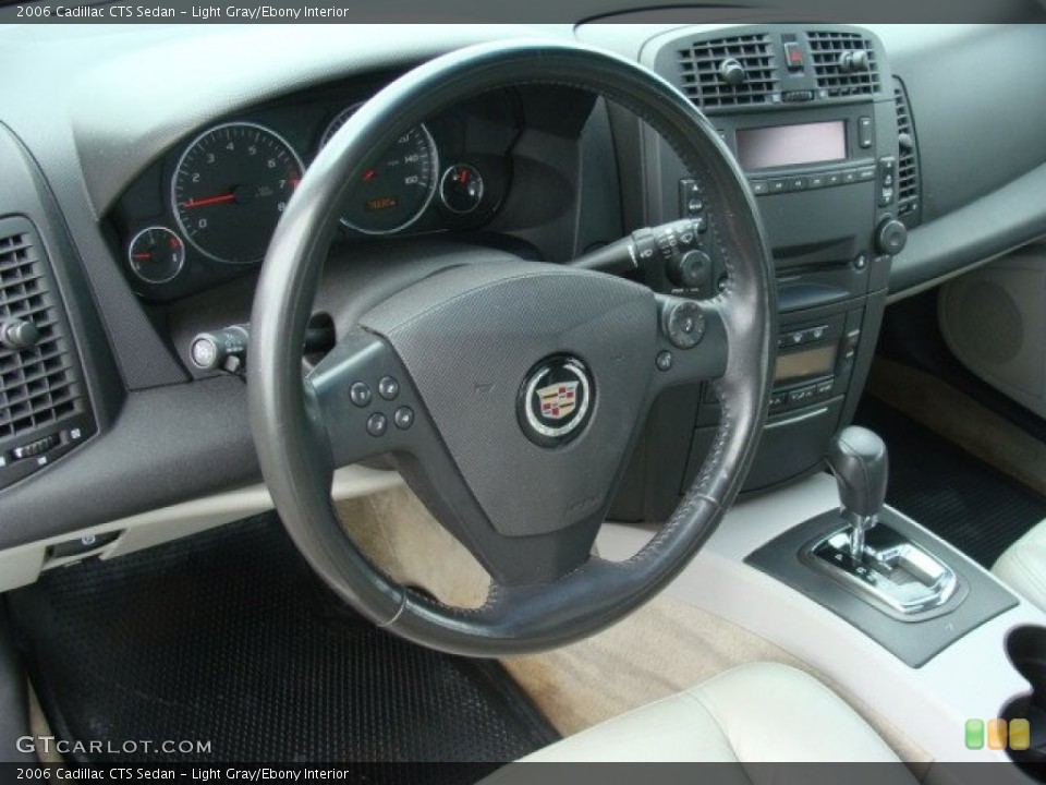 Light Gray/Ebony Interior Steering Wheel for the 2006 Cadillac CTS Sedan #81342824