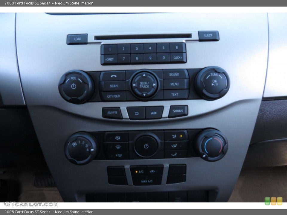 Medium Stone Interior Controls for the 2008 Ford Focus SE Sedan #81343830