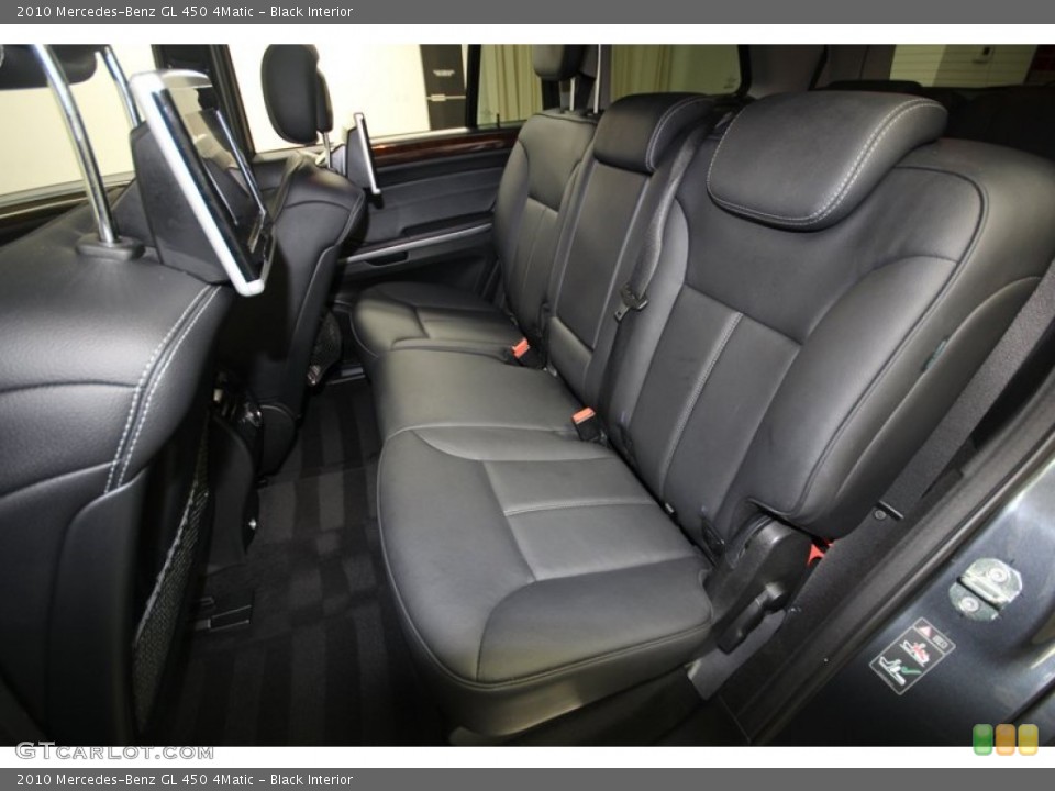 Black Interior Rear Seat for the 2010 Mercedes-Benz GL 450 4Matic #81345697