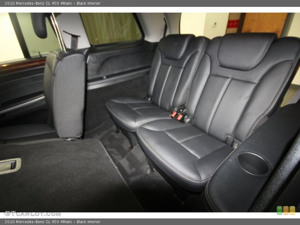 Black Interior Rear Seat for the 2010 Mercedes-Benz GL 450 4Matic #81345710