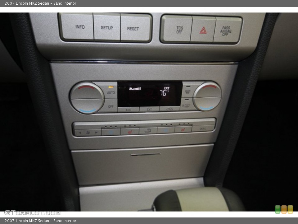 Sand Interior Controls for the 2007 Lincoln MKZ Sedan #81346430