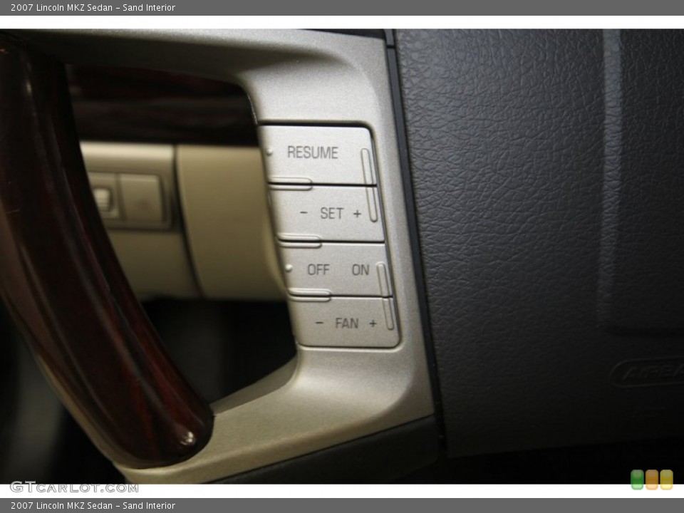 Sand Interior Controls for the 2007 Lincoln MKZ Sedan #81346493
