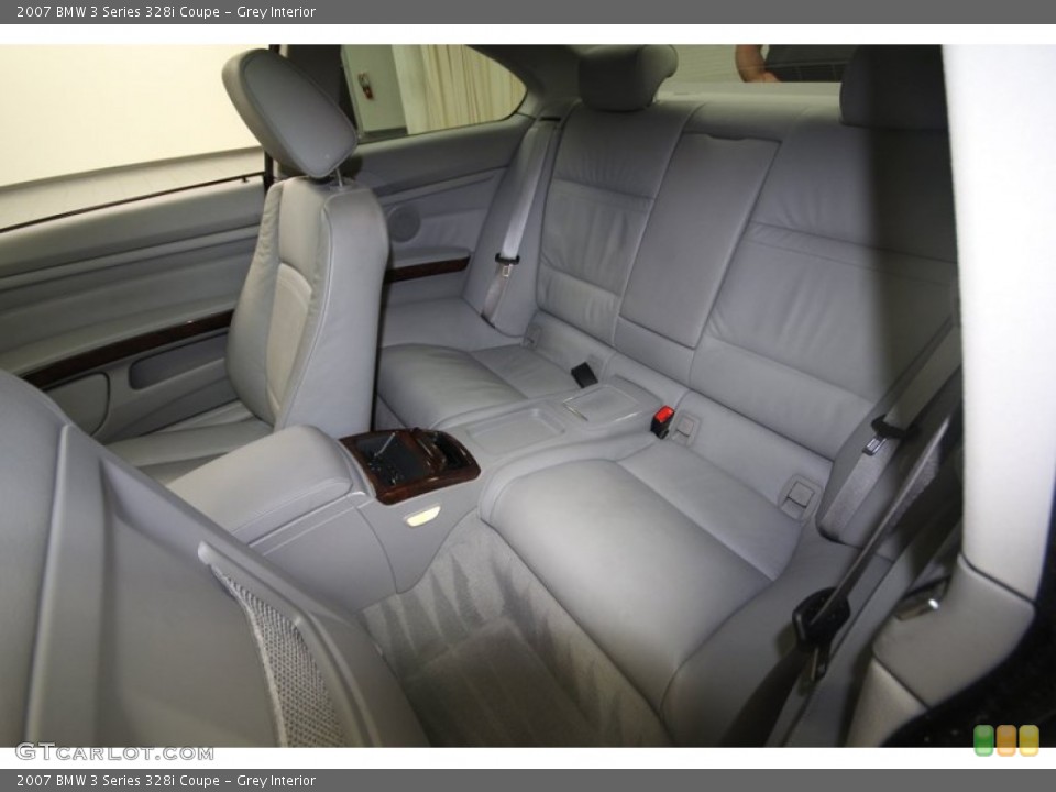 Grey Interior Rear Seat for the 2007 BMW 3 Series 328i Coupe #81346874