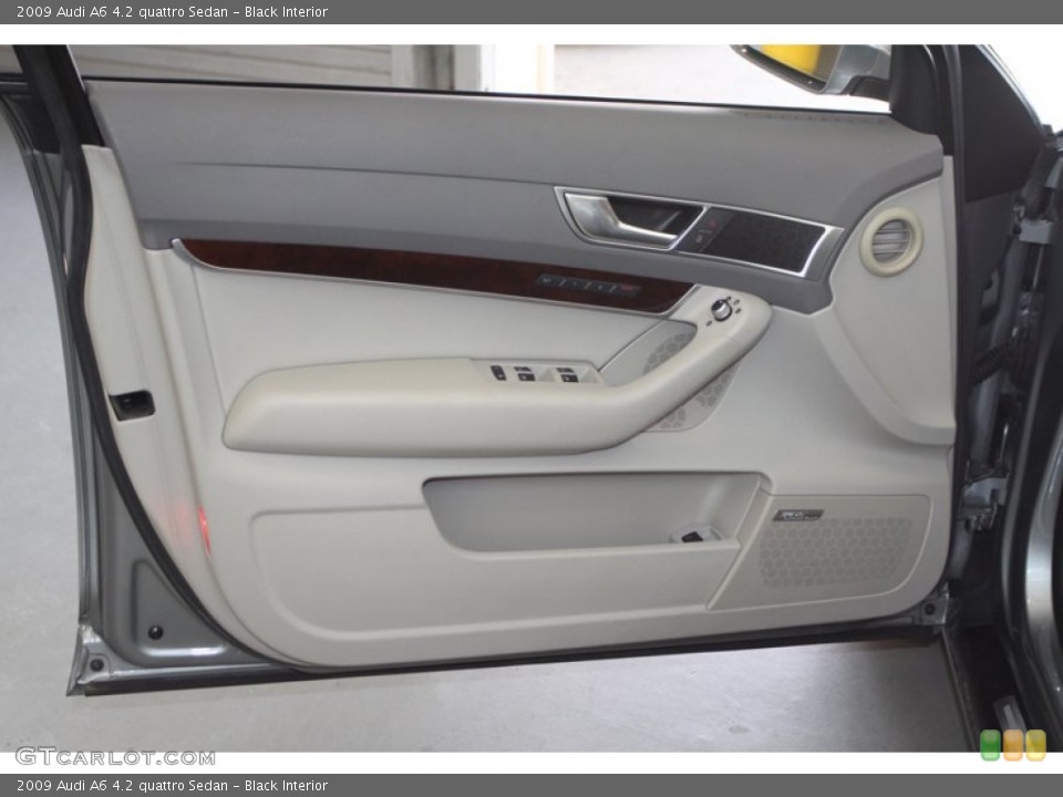 Black Interior Door Panel for the 2009 Audi A6 4.2 quattro Sedan #81346931