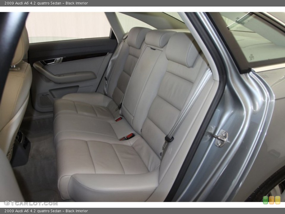 Black Interior Rear Seat for the 2009 Audi A6 4.2 quattro Sedan #81346967