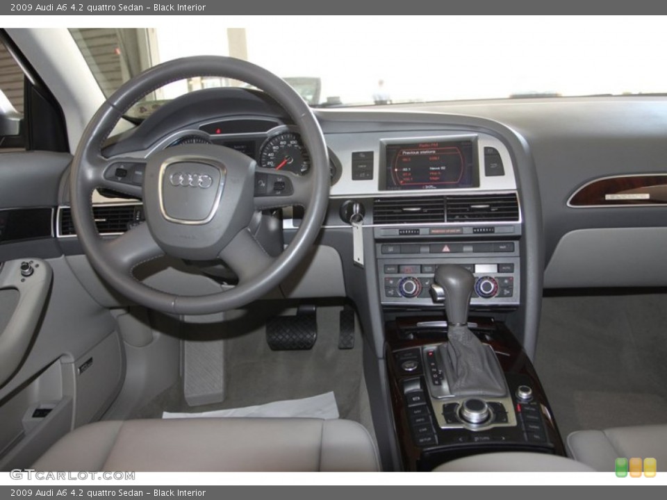 Black Interior Dashboard for the 2009 Audi A6 4.2 quattro Sedan #81346975