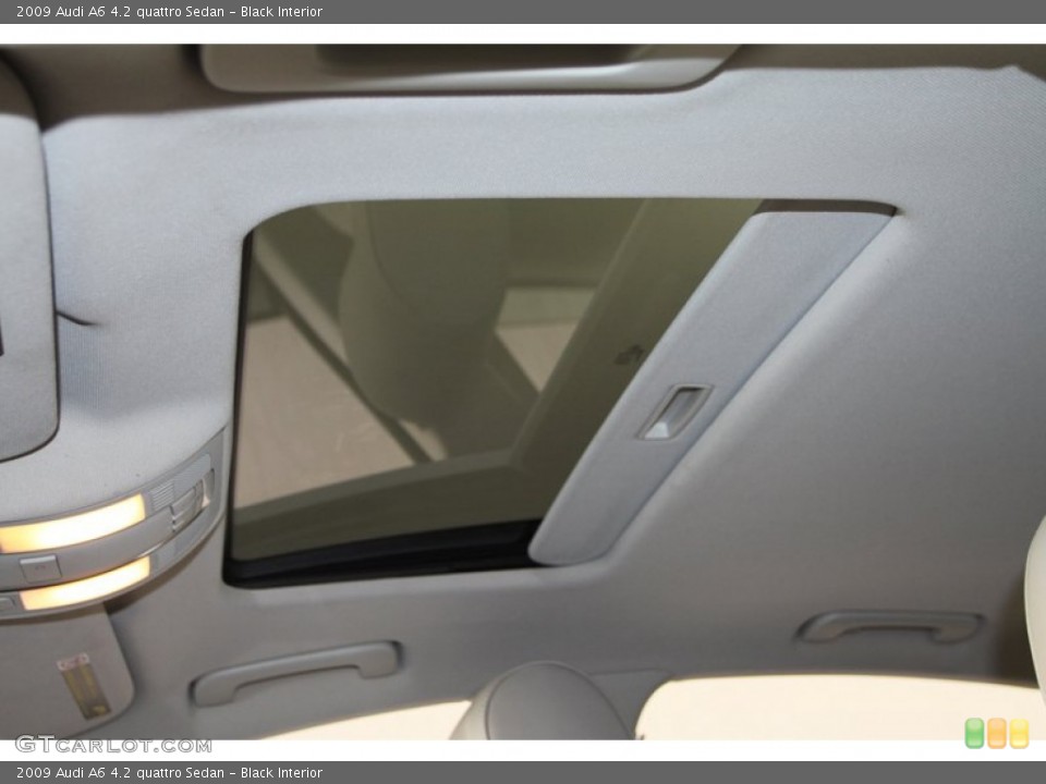 Black Interior Sunroof for the 2009 Audi A6 4.2 quattro Sedan #81346988