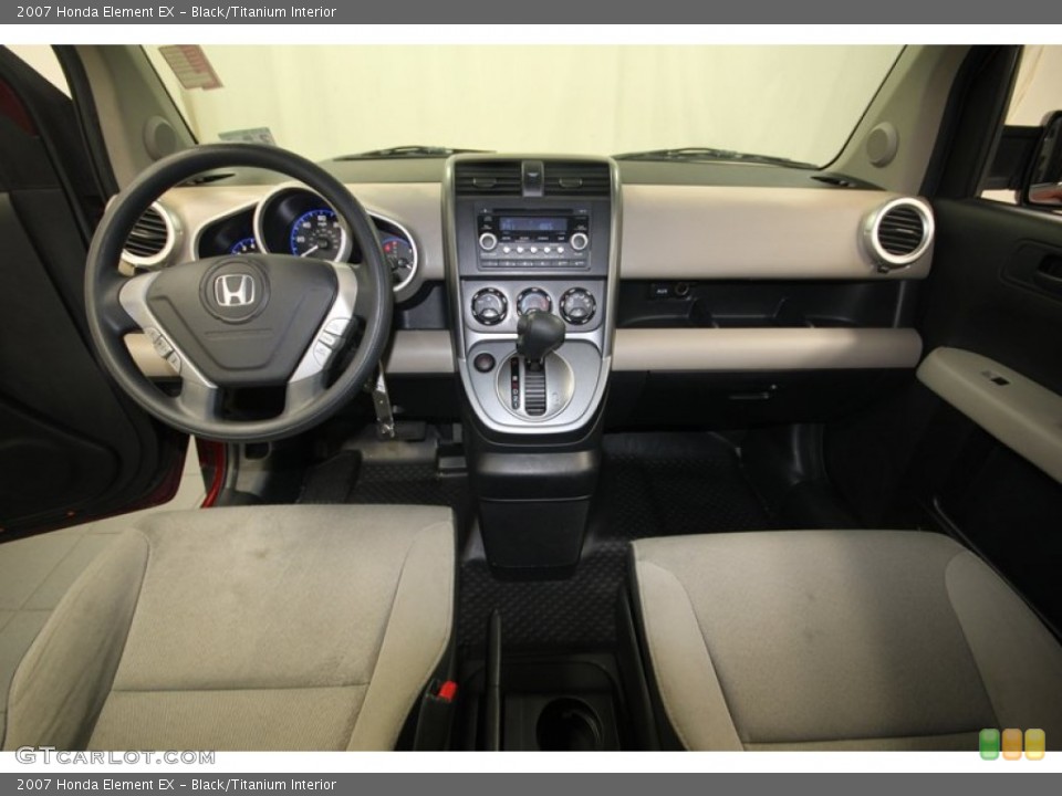 Black/Titanium Interior Dashboard for the 2007 Honda Element EX #81347143