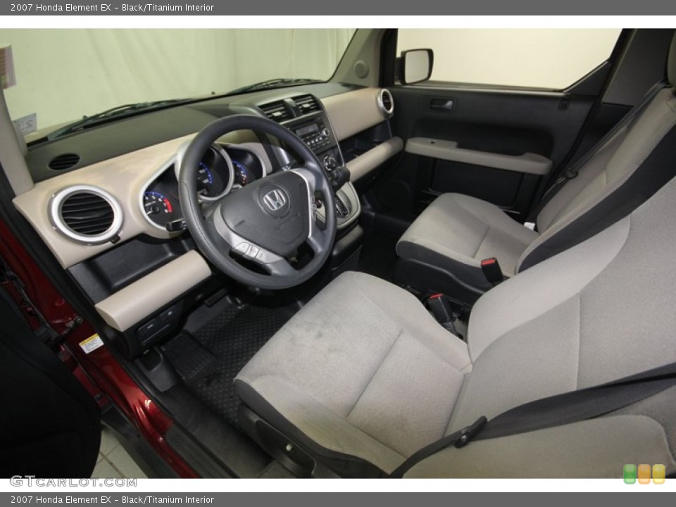 Black/Titanium Interior Prime Interior for the 2007 Honda Element EX #81347213