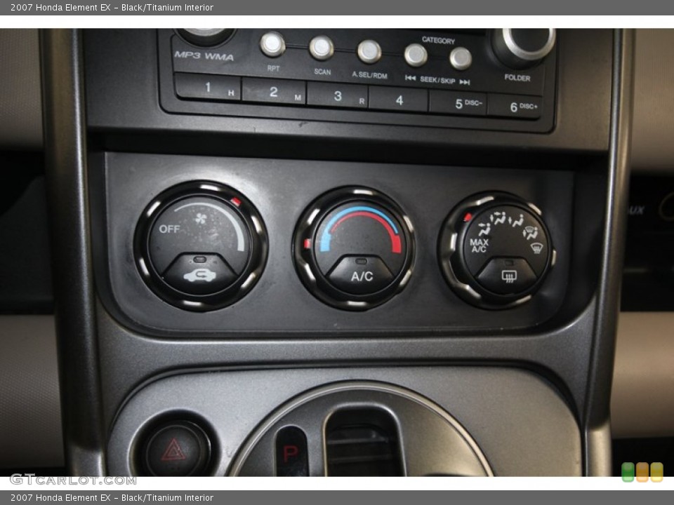Black/Titanium Interior Controls for the 2007 Honda Element EX #81347275