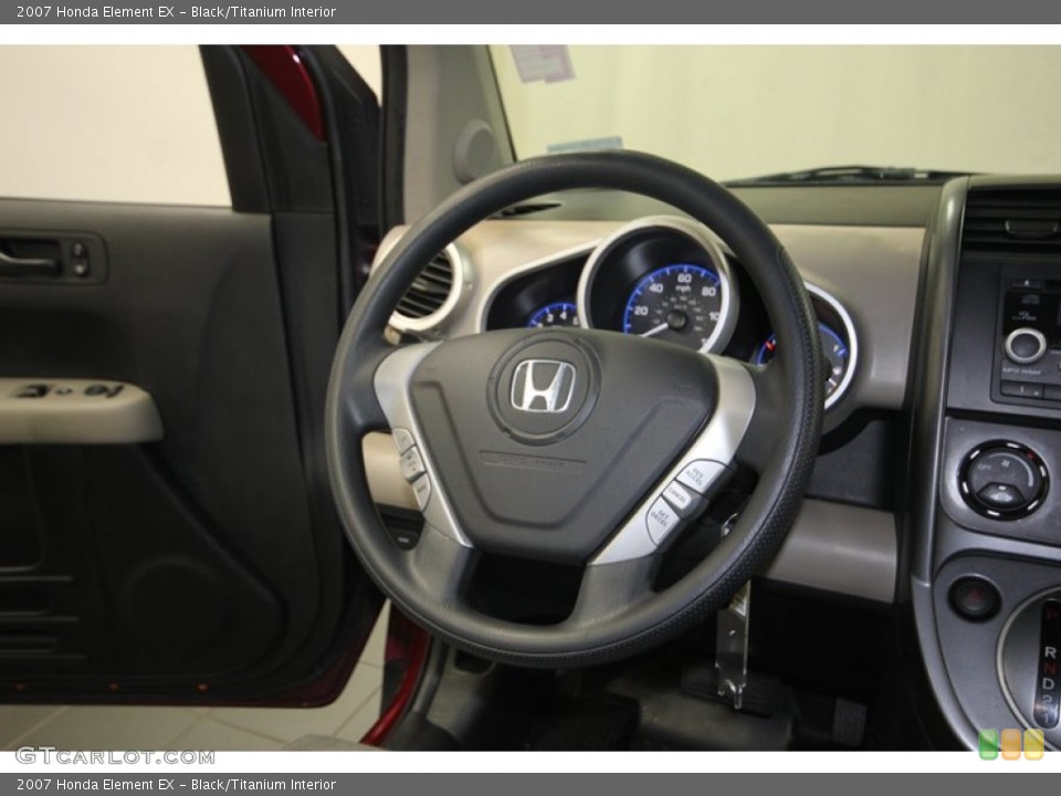 Black/Titanium Interior Steering Wheel for the 2007 Honda Element EX #81347321