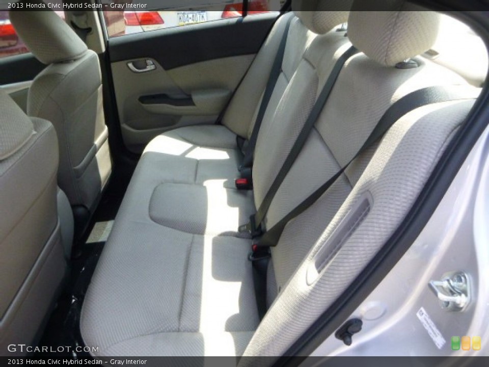 Gray Interior Rear Seat for the 2013 Honda Civic Hybrid Sedan #81347429