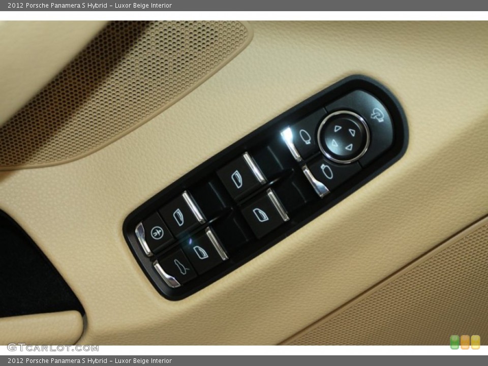 Luxor Beige Interior Controls for the 2012 Porsche Panamera S Hybrid #81347463