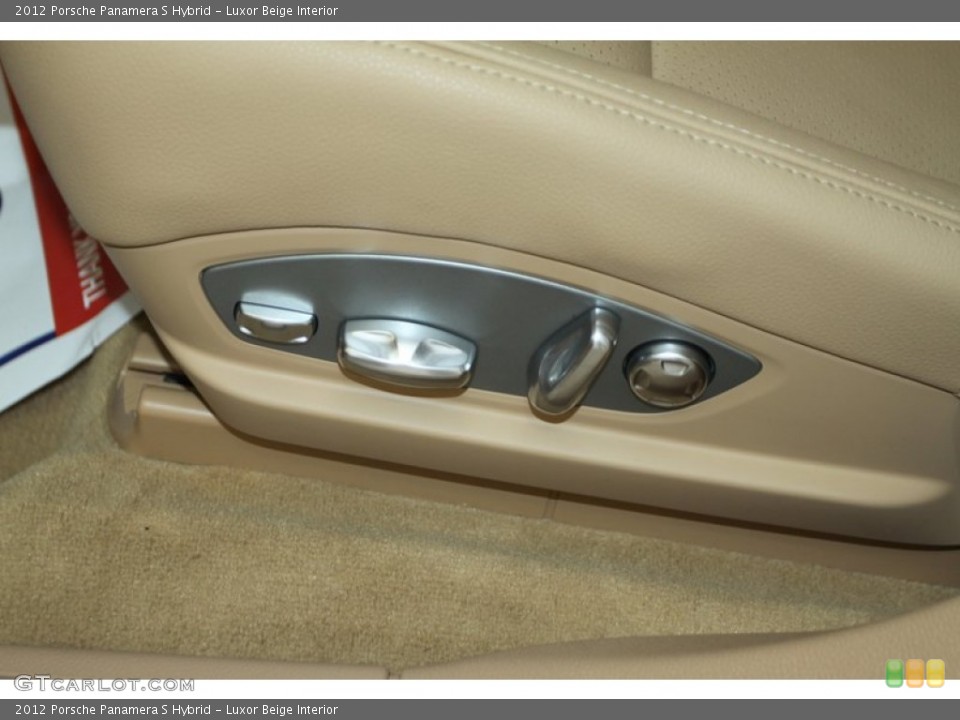 Luxor Beige Interior Controls for the 2012 Porsche Panamera S Hybrid #81347474