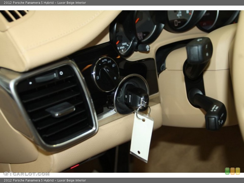 Luxor Beige Interior Controls for the 2012 Porsche Panamera S Hybrid #81347482