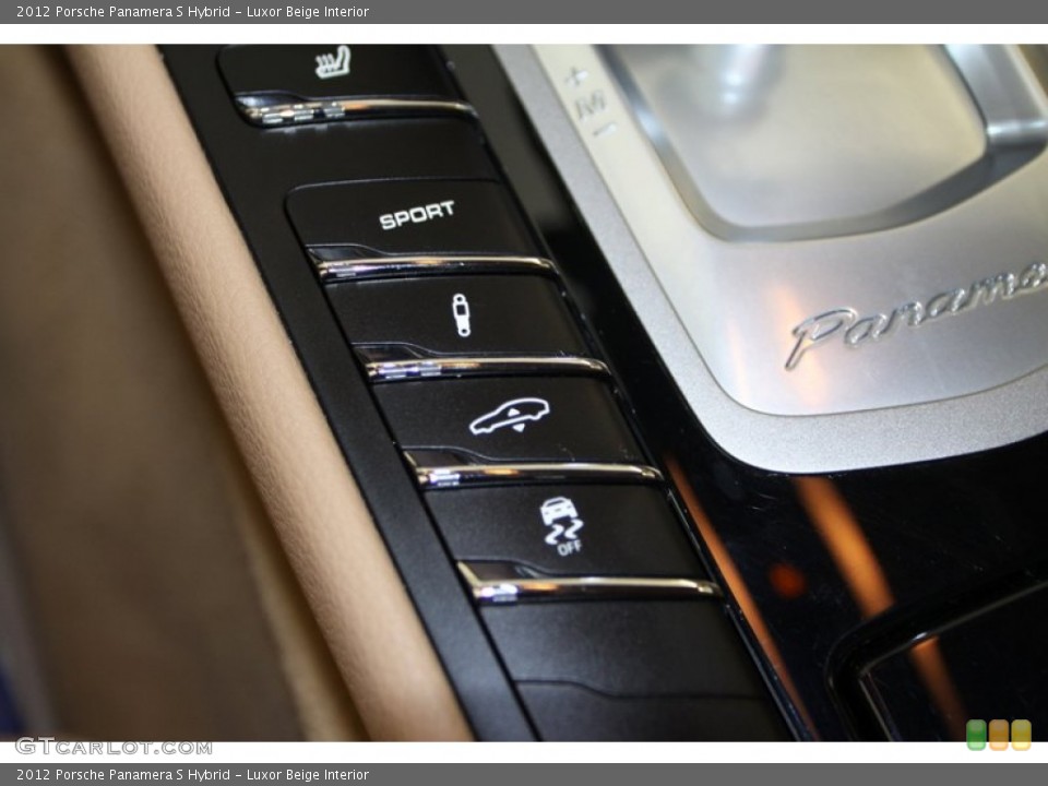 Luxor Beige Interior Controls for the 2012 Porsche Panamera S Hybrid #81347573