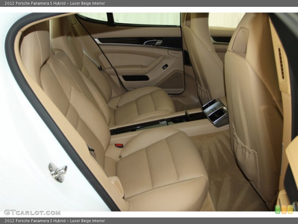 Luxor Beige Interior Rear Seat for the 2012 Porsche Panamera S Hybrid #81347614