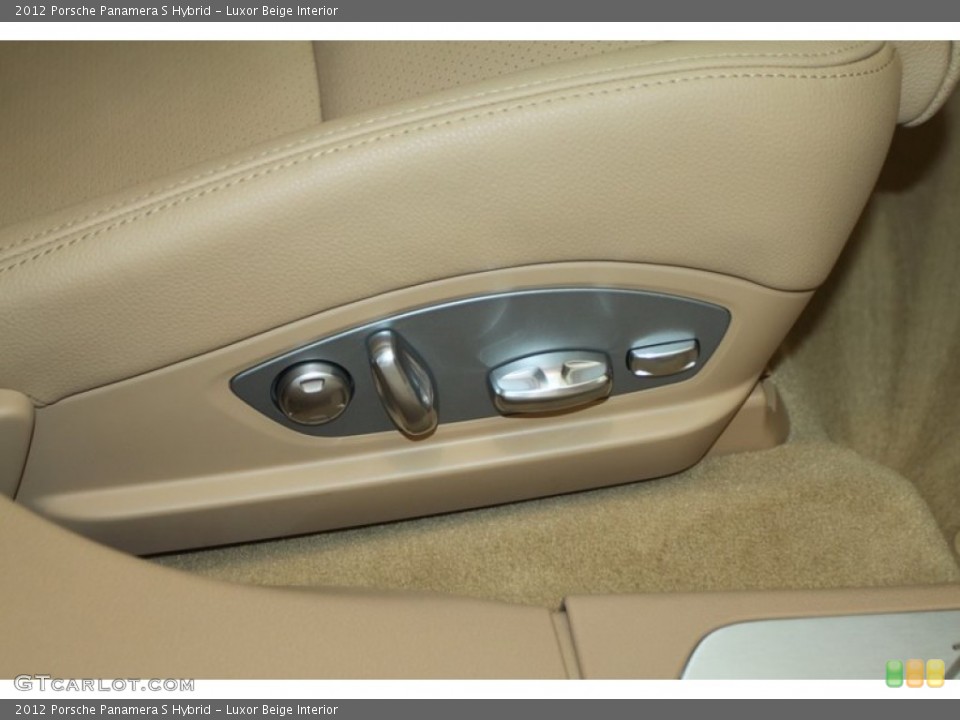 Luxor Beige Interior Controls for the 2012 Porsche Panamera S Hybrid #81347651