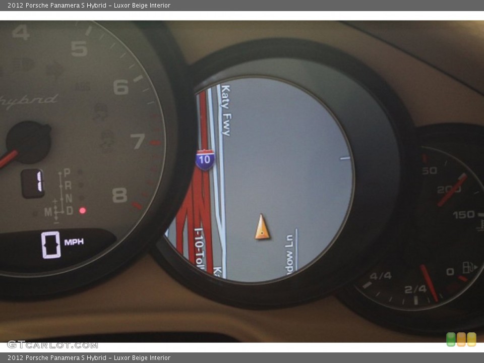 Luxor Beige Interior Navigation for the 2012 Porsche Panamera S Hybrid #81347703