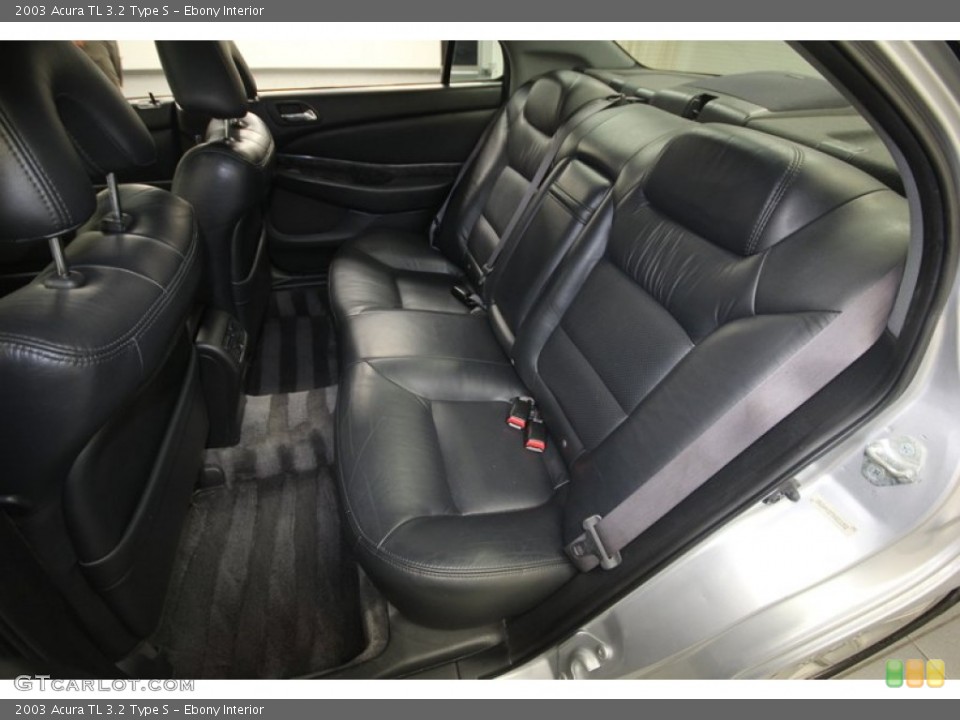 Ebony Interior Rear Seat for the 2003 Acura TL 3.2 Type S #81347936