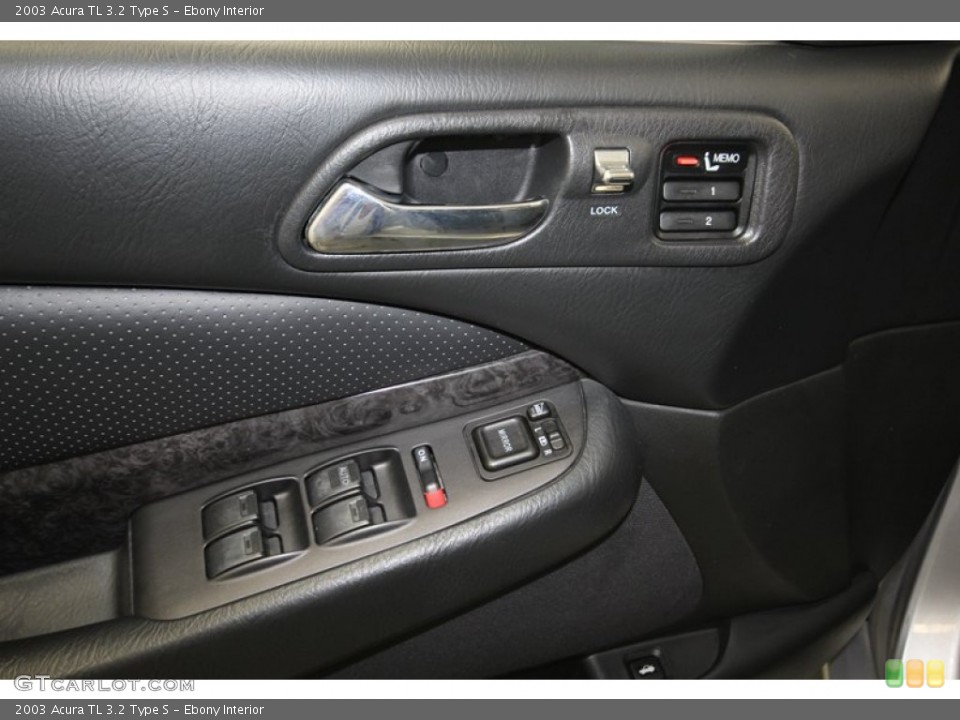 Ebony Interior Controls for the 2003 Acura TL 3.2 Type S #81347948
