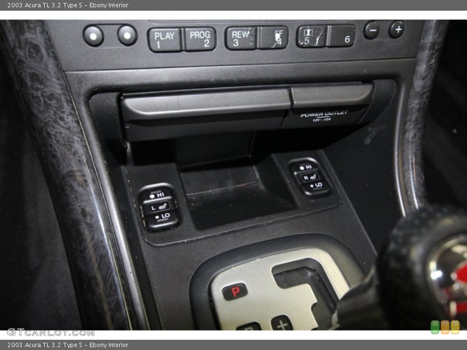 Ebony Interior Controls for the 2003 Acura TL 3.2 Type S #81347987