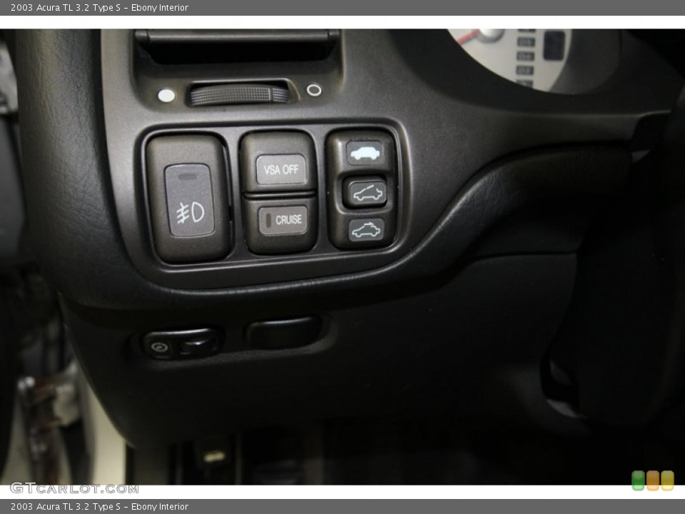 Ebony Interior Controls for the 2003 Acura TL 3.2 Type S #81348017