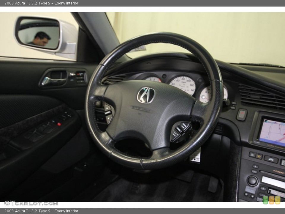 Ebony Interior Steering Wheel for the 2003 Acura TL 3.2 Type S #81348036