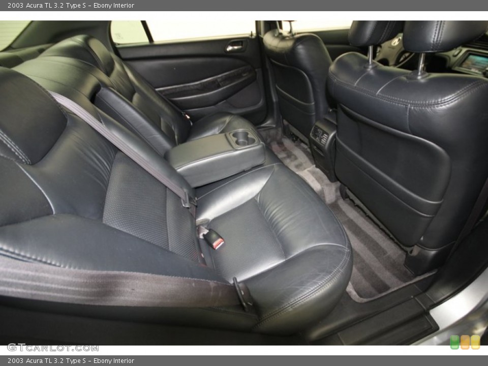 Ebony Interior Rear Seat for the 2003 Acura TL 3.2 Type S #81348062