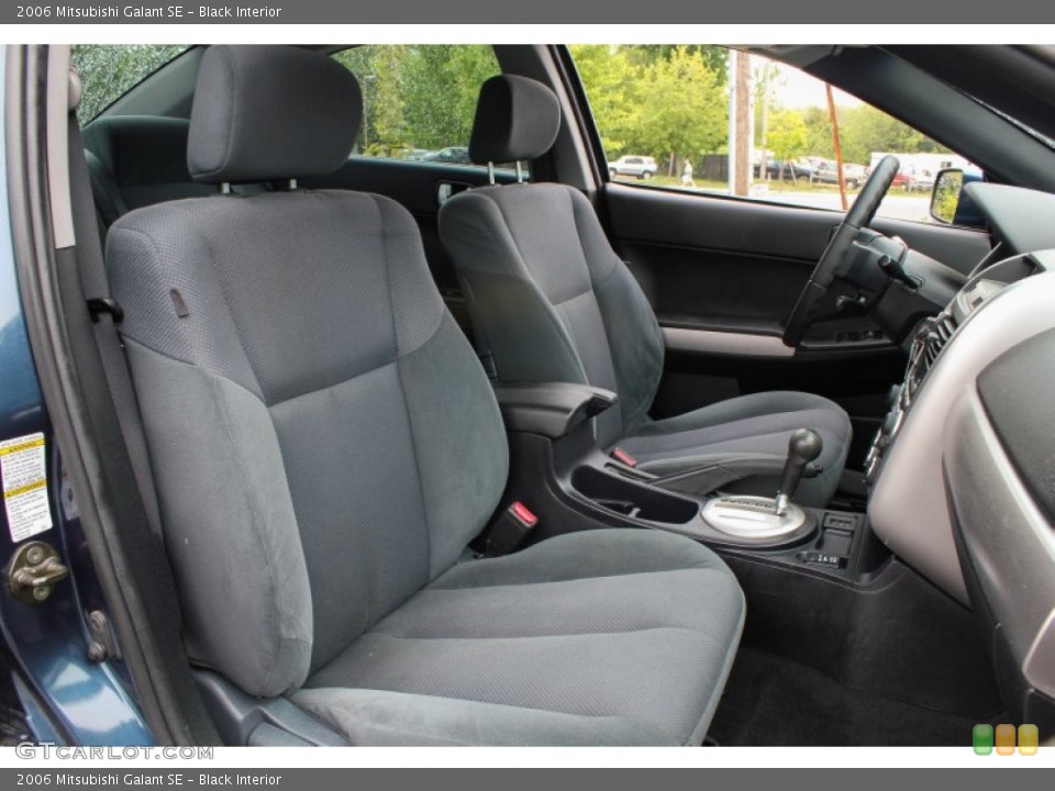 Black Interior Front Seat for the 2006 Mitsubishi Galant SE #81350188