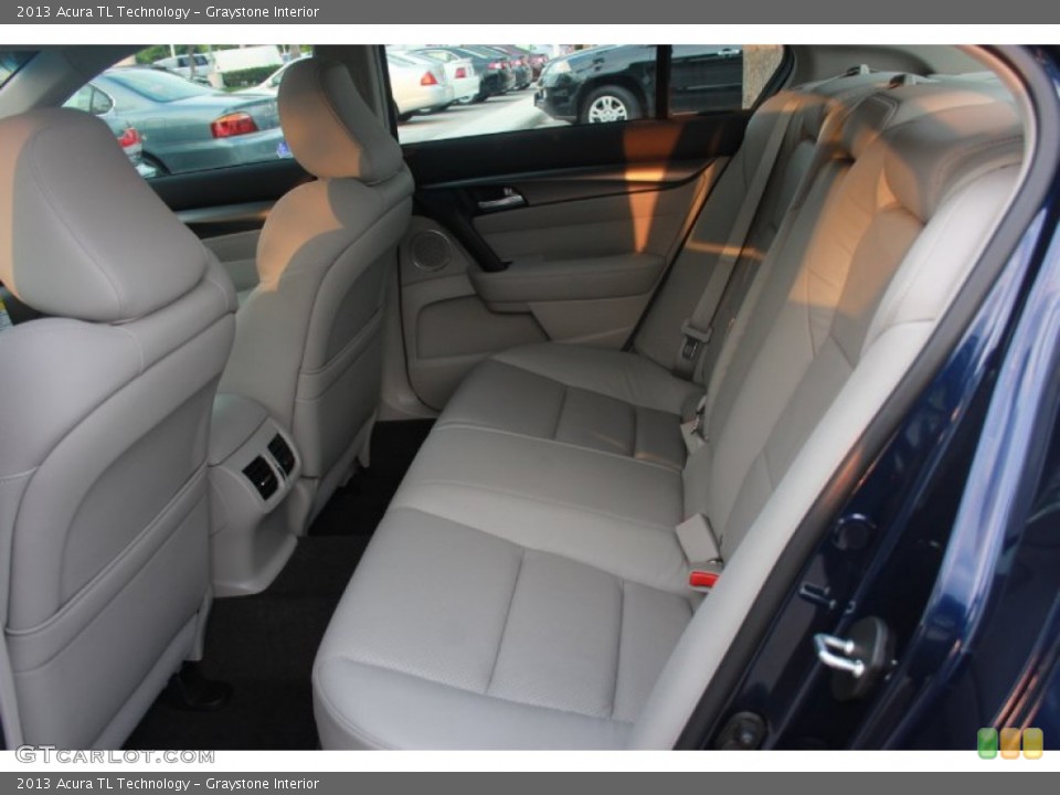 Graystone Interior Rear Seat for the 2013 Acura TL Technology #81350531