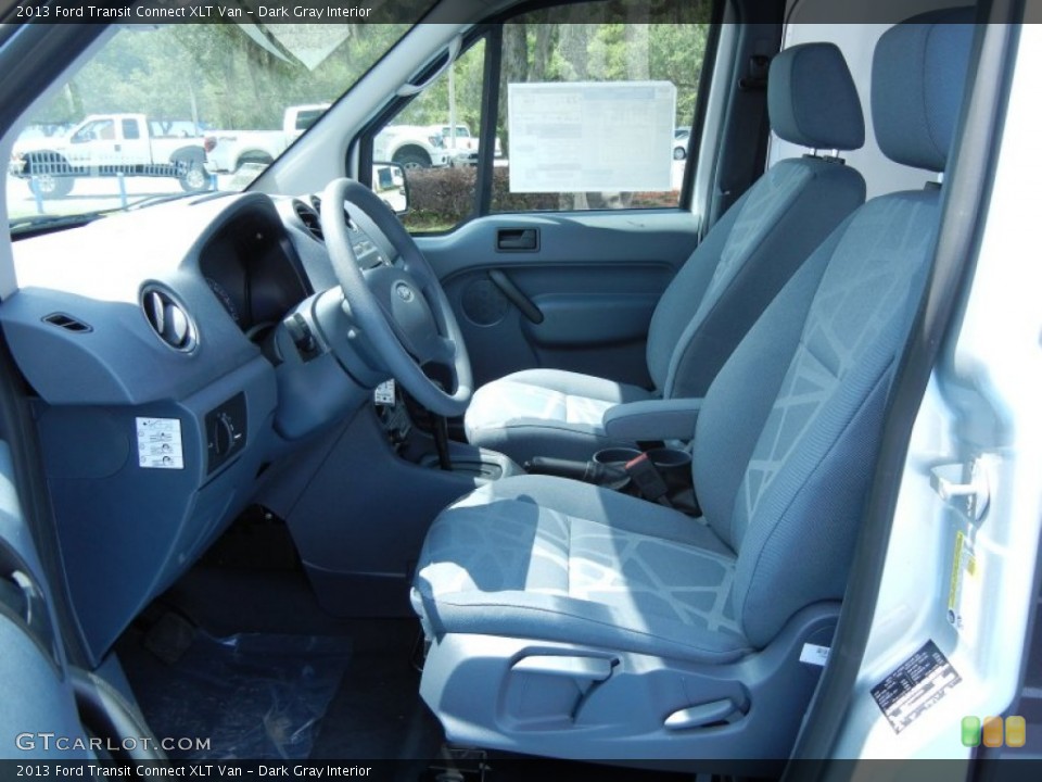 Dark Gray Interior Front Seat for the 2013 Ford Transit Connect XLT Van #81350569
