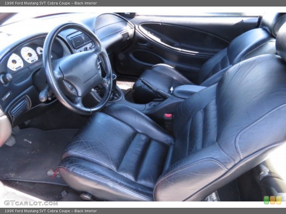 Black Interior Prime Interior for the 1996 Ford Mustang SVT Cobra Coupe #81350628