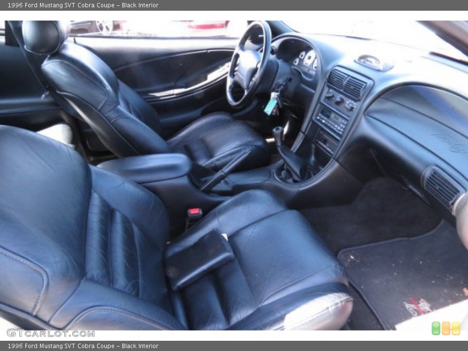 Black Interior Photo for the 1996 Ford Mustang SVT Cobra Coupe #81350664