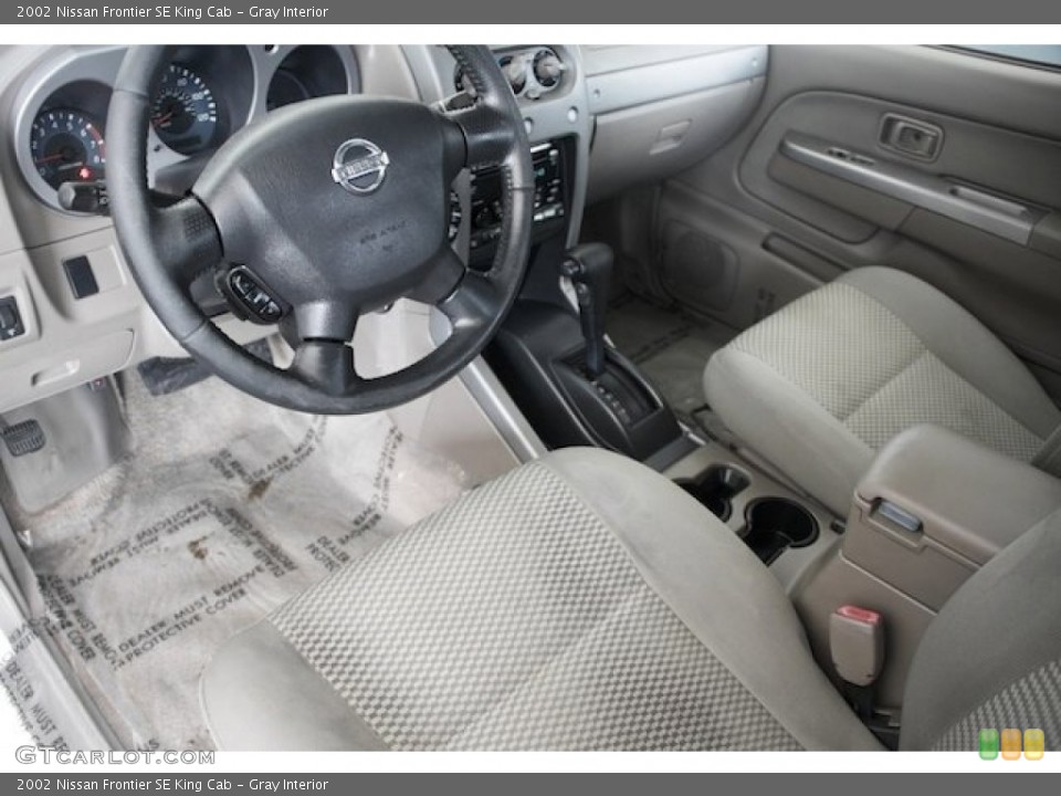 Gray Interior Prime Interior for the 2002 Nissan Frontier SE King Cab #81351204