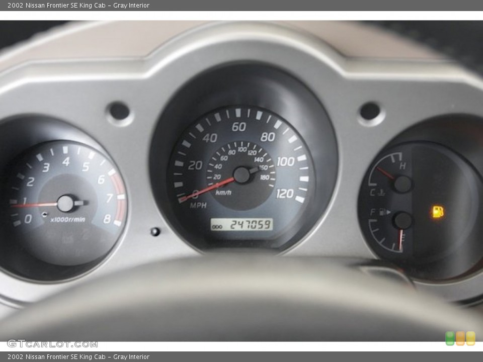 Gray Interior Gauges for the 2002 Nissan Frontier SE King Cab #81351423
